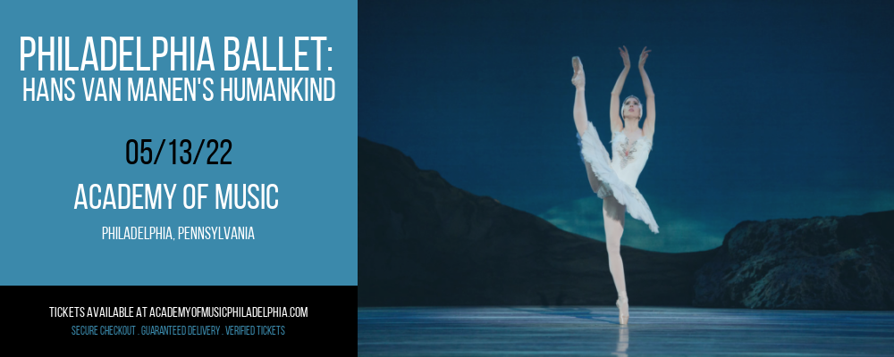 Philadelphia Ballet: Hans van Manen's Humankind at Academy of Music 