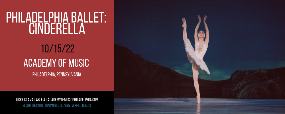 Philadelphia Ballet: Cinderella at Academy of Music 