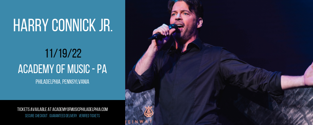 Harry Connick Jr. at Academy of Music