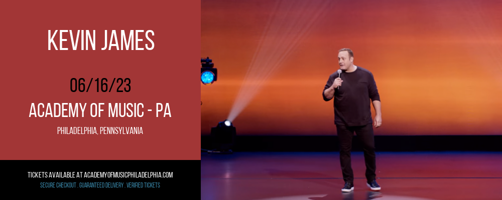 Kevin James at Academy of Music